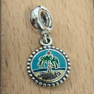 Pandora Florida Exclusive Charm Pendant, S925 Silver Bracelets